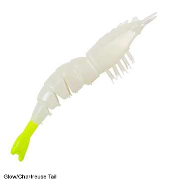 ZMAN EZ SHRIMP GLOW CHARTREUSE TAIL.jpg Z-MAN EZ ShrimpZ 3.5Inch